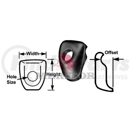R005926G by MERITOR - Wheel Rim Clamp