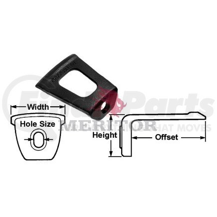 Meritor R005976 Wheel Rim Clamp CLAMP-RIM