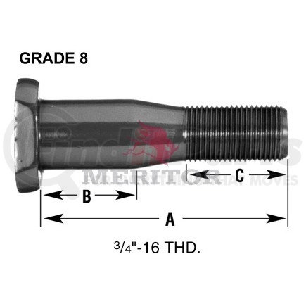 R008952R by MERITOR - STUD