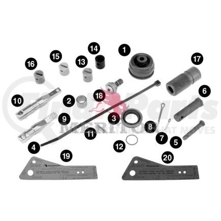 R810004 by MERITOR - KIT-ASA2-REBLD