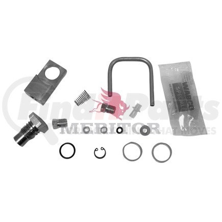 R950046 by MERITOR - Air Brake Drier Econ Valve - with Washer, Banjo fitting, O-Ring, Nut, Spring and Tube