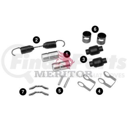 R507011 by MERITOR - KIT-BK-FRU&ROCK