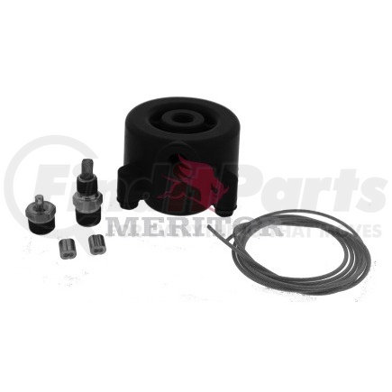 RKN24000 by MERITOR - Air Brake Reservoir Drain Valve - Automatic, 60 in. Cable, Non-Heated; All Ports 1/4-18 threaded