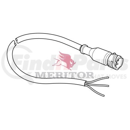 S4494280300 by MERITOR - ABS - TRAILER ABS CABLE