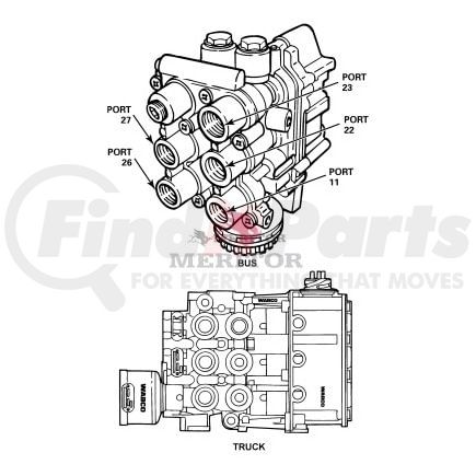 S4728800720 by MERITOR - AIR SYS - ECAS SOLENOID VALVE