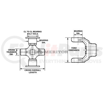 R407X by MERITOR - 1760 FULL-ROUND