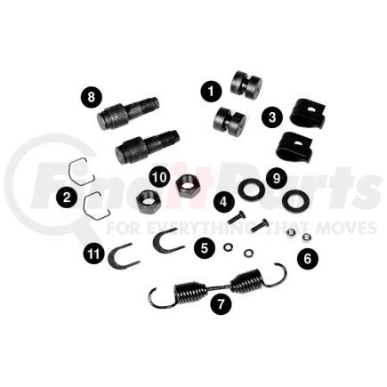 KIT9423 by MERITOR - KIT-BK REP-MNR