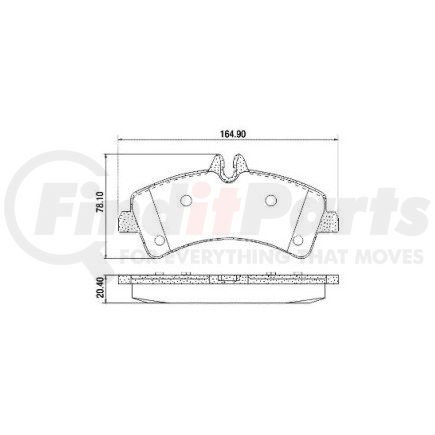 MMD1318 by MERITOR - DISC PAD SET
