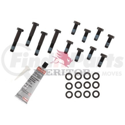 KIT4304 by MERITOR - Axle Bolt Kit - with Washer, Nut and Loctite