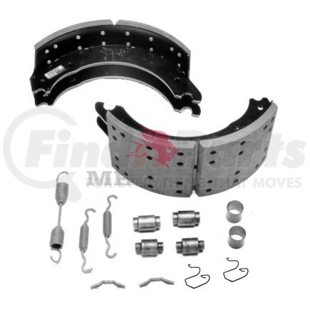 KMG14515Q by MERITOR - Drum Brake Shoe and Lining Kit - 7.00" Width, Platinum Shield III Coating, for 16.50" Brake