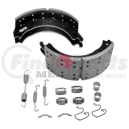 KMG14702QP-B30 by MERITOR - New Drum Brake Shoe and Lining Kit - Lined