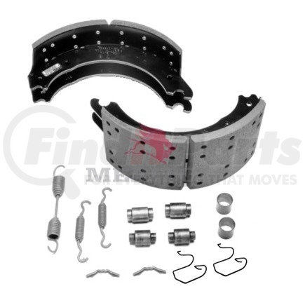 KMG24707QP-B32 by MERITOR - New Drum Brake Shoe and Lining Kit - Lined