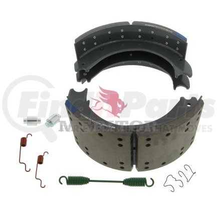 KMG24709ES2 by MERITOR - Drum Brake Shoe and Lining Kit - 7.00" Width, Platinum Shield III Coating, for 16.50" Brake