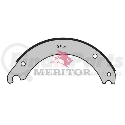 XSMG2L4710QP by MERITOR - Drum Brake Shoe - Q Plus Brake, 15.00" Dia., Platinum Shield III Coating