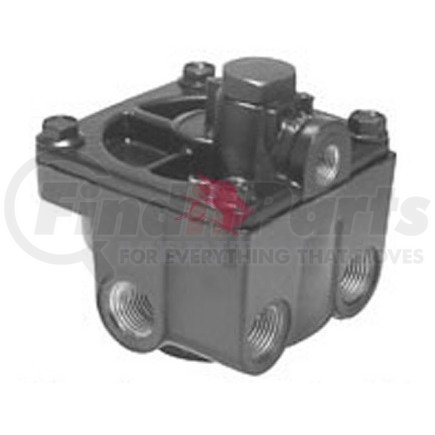 R955KN28071X by MERITOR - Air Brake Relay Valve - 4.0 psi &plusmn; 1 psi Crack Pressure, (2) 1/2 in. Delivery Port