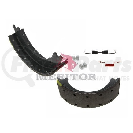 XKMG11308E by MERITOR - Drum Brake Shoe - Lined Shoe Kit With Hardware, Remanufactured