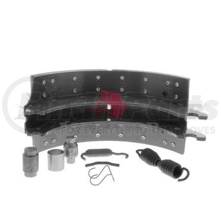 XKMG24711QP by MERITOR - Drum Brake Shoe Kit - Remanufactured Drum Brake Shoe Kit - Lined, With Hardware
