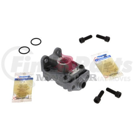 R950058 by MERITOR - Air Brake Quick Release Valve - 12V, 1.0 psi Crack Pressure, Bayonet Connector