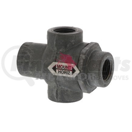 RKN25110 by MERITOR - Air Brake Double Check Valve - Shuttle Type, 3/8 in. NPT Female Inlet and Outet Port