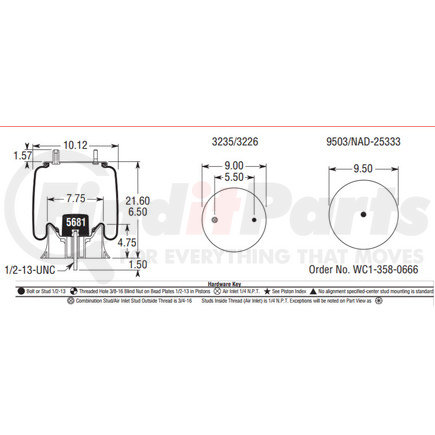 W013589921 by FIRESTONE - AIRSPRING