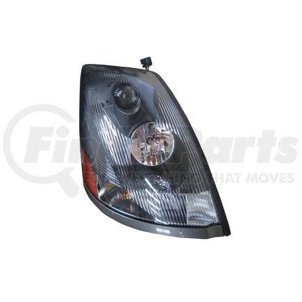 373-1118RXASD2 by MAXZONE AUTO PARTS CORP - Headlight Assembly - Right Hand Passenger Side Fits Volvo VN II, Dark Lens