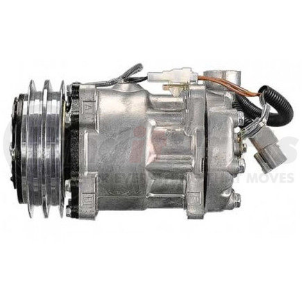 03-0410 by MEI - Truck Air Sanden Truck Air Conditioning A/C Compressor , R134a, SD7H15HD with 132mm 2 Groove Clutch and WJ Head