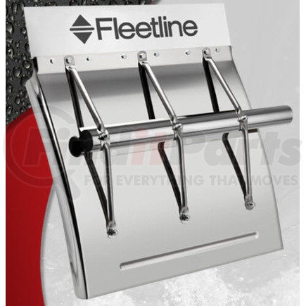 1585FB-KIT by FLEETLINE - Quarter Fender - Stainless Steel, Full Brace, Pair