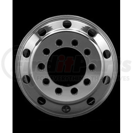 28615AOP by ACCURIDE - Stud-Pilot/Budd 22.5x8.25 10-Hole Aluminum Wheel