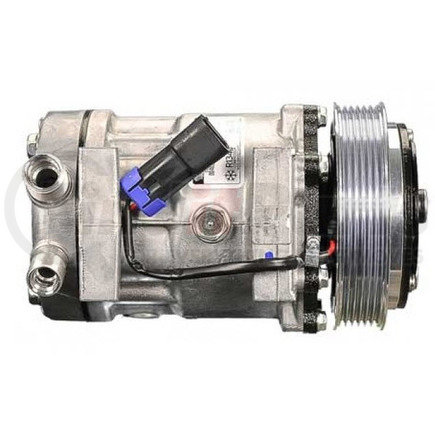 03-1200 by MEI - 5339 Sanden Compressor Model SD7H15HD 12V R134a with 125mm 6Gr Clutch and JD Head