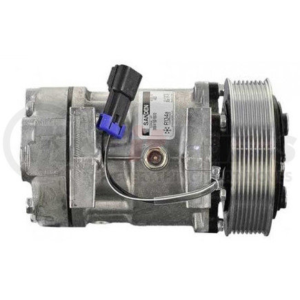 03-1608 by MEI - 5385 Truck Air Model SD7H15HD 12V R134a with 130mm 8Gr Clutch and WV Head for Volvo Trucks