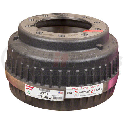 77864BW20 by WEBB - Pallet of 77864BW - Brake Drum - 16.50 x 7.00 Vortex Unlimited Drum (Must purchase Quantity of 20)