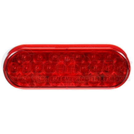 6050-P by TRUCK-LITE - Brake / Tail / Turn Signal Light - LED, 60 Series Oval Sealed Lamp