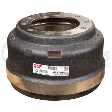 65670B20 by WEBB - PALLET OF 65670B - Brake Drum 16.50 X 7.00 Balanced (Must purchase Quantity of 20)