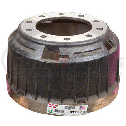 66808B20 by WEBB - PALLET OF 66808B - Brake Drum 16.50 X 8.0 Balanced (Must Purchase Quantity of 20 Drums)