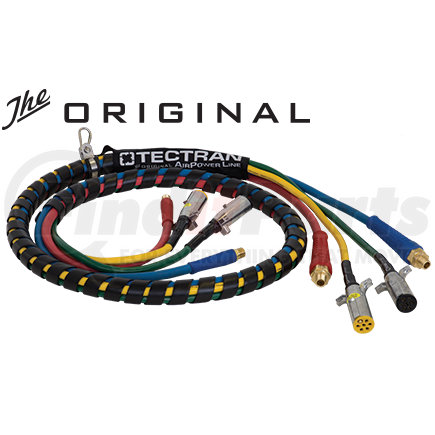 22306 by TECTRAN - Color-Coded 4-in-One Auxiliary ABS AirPower Lines (Part Number: 13A1202) (Representative Image)
