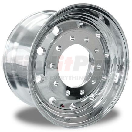 29683AOP by ACCURIDE - 22.5x12.25 Polished Float Rim Aluminum Wheel ALUM-29683AOP 225X1225,4"OFFST