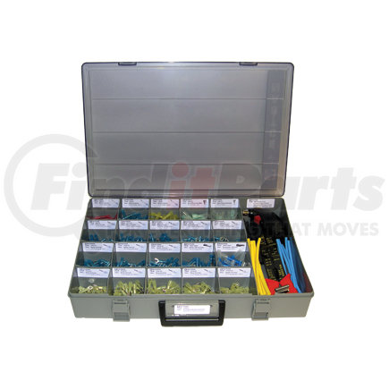 99078 by TECTRAN - Heat Shrink Wire Terminals & Tubing Assortment (Part Number: CAB13) (Representative Image)