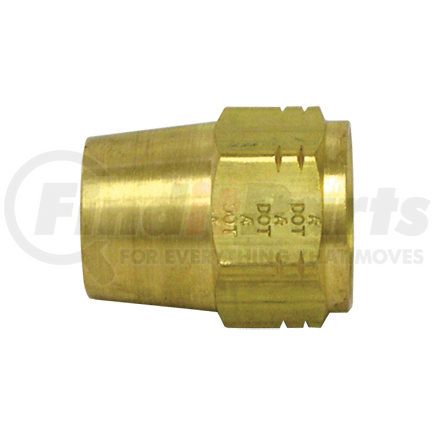 86009 by TECTRAN - Air Brake Air Line Nut - Brass, 3/8 inches Tube Size