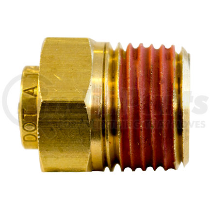 87062 by TECTRAN - Air Brake Air Line Connector Fitting - 1/4 in. Tube, 3/8 in. Thread, Push-Lock, Male