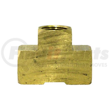 88011 by TECTRAN - Air Brake Pipe Tee - Brass, 1/8 inches Pipe Thread, Extruded