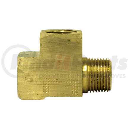 88055 by TECTRAN - Air Brake Air Line Tee - Brass, 3/8 inches Pipe Thread, Extruded