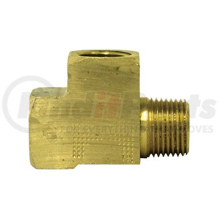 88056 by TECTRAN - Air Brake Air Line Tee - Brass, 1/2 inches Pipe Thread, Extruded
