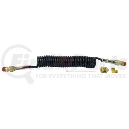 12232 by TECTRAN - Fifth Wheel Trailer Hitch Air Line - 23 in. Long, with Spring and Fittings