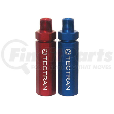 16216 by TECTRAN - Air Brake Gladhand Handle Grip - Hex Grip, Red and Blue, Aluminum
