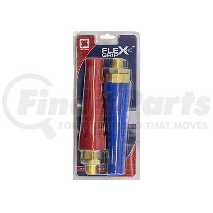 16556 by TECTRAN - Air Brake Gladhand Handle Grip - Red and Blue, 1/2 in. Thread Size