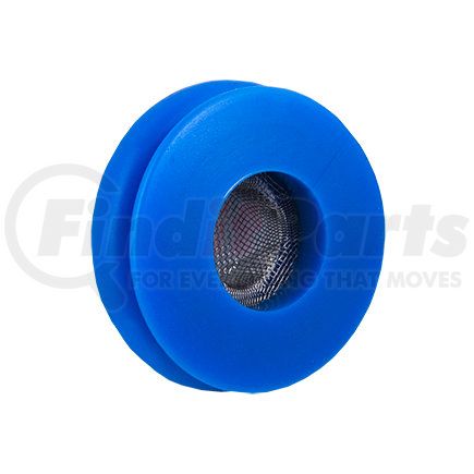 16252 by TECTRAN - Air Brake Gladhand Seal - Blue, Polyurethane, with Built in Filter