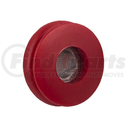 16253 by TECTRAN - Air Brake Gladhand Seal - Red, Polyurethane, with Built in Filter