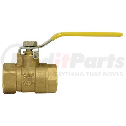 90081 by TECTRAN - Shut-Off Valve - Brass, 1-1/2 inches Pipe Thread, Female to Female Pipe