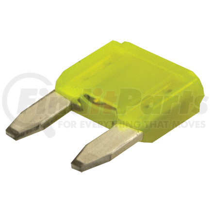41180 by TECTRAN - Multi-Purpose Fuse - Mini Fast Acting Blade, Yellow, Rated for 32 VDC