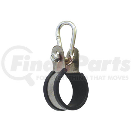 47068 by TECTRAN - Air Brake Hose Connection Hanger - Bracket, with Clip, Stainless Steel, with Rubber Cover